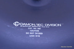 DAMON/IEC DIVISION CAT. NO. 981 4200RPM CENTRIFUGE ROTOR
