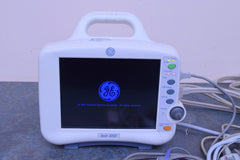 GE DASH 3000 PATIENT MONITOR WITH LEADS SPO2 ECG