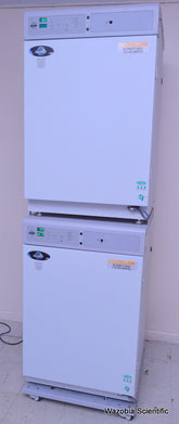 DOUBLE STACKED NUAIRE AUTOFLOW IR DIRECT HEAT CO2 INCUBATOR MODEL NU-5510