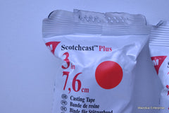 LOT OF 4 3M SCOTCHCAST PLUS 3in 7,6cm REF 82003