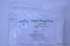 MEDLINE SKIN PREP TRAY WITH CHG