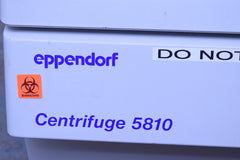 EPPENDORF REFRIGERATED CENTRIFUGE 5810 WITHOUT ROTOR