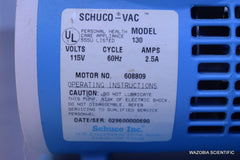 SCHUCO-VAC ASPIRATOR SUCTION PUMP MODEL 130