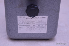 ERNST LEITZ GMBH WETZLAR TRANSFORMATOR TYP REWOB
