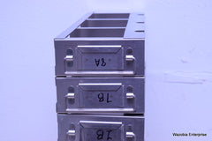 8 STAINLESS STEEL LABORATORY CRYO STORAGE FREEZER RACK