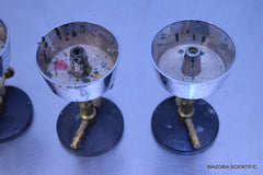 LOT OF 5 BUNSEN BURNER 5U NATURAL GAS WITH RECYCLE WAX CUP, BUFFALO & MISC