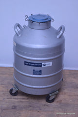 UNION CARBIDE CRYOGENIC LIQUID NITROGEN CONTAINER W/ CANISTERS TYPE LD-30