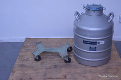 UNION CARBIDE CRYOGENIC LIQUID NITROGEN CONTAINER W/ CANISTERS TYPE LD-30