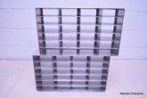 2 STAINLESS STEEL LABORATORY CRYO STORAGE FREEZER RACK