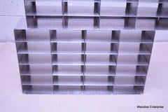 2 STAINLESS STEEL LABORATORY CRYO STORAGE FREEZER RACK