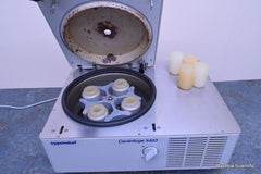 EPPENDORF CENTRIFUGE 5403 WITH 16A4-44 ROTOR 4X250G 5000 RPM