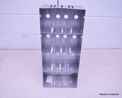STAINLESS STEEL LABORATORY CRYO STORAGE FREEZER RACK
