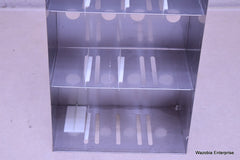 STAINLESS STEEL LABORATORY CRYO STORAGE FREEZER RACK