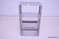 STAINLESS STEEL LABORATORY CRYO STORAGE FREEZER RACK