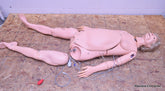 CAUCASIAN PREGNANT CPR AUTOMATIC BIRTHING SYSTEM TRAINING DUMMY MANIKIN WITH CHI