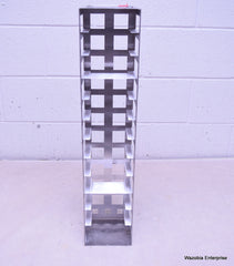 STAINLESS STEEL LABORATORY CRYO STORAGE FREEZER RACK