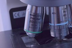 NIKON ECLIPSE E1000 M MICROSCOPE PLAN APO 20X 40X MACRO 0.5