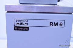 BRINKMANN MGW LAUDA COOLING/HEATING CIRCULATING BATH MODEL RM 6