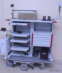 PHS WEST INC. MODEL 10331/2300 ENDOSCOPY CART