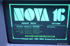 NOVA BIOMEDICAL ELECTROLYTE 16 ANALYZER MODEL NOVA 16