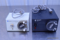 LOT OF 2 MANOSTAT VARISTALTIC PUMP JUNIOR JR MODEL 72-300-000