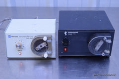 LOT OF 2 MANOSTAT VARISTALTIC PUMP JUNIOR JR MODEL 72-300-000