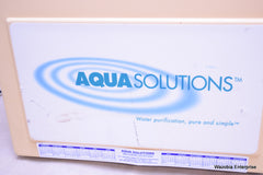 AQUA SOLUTION 2000 WATER PURIFICATION PURE AND SIMPLE 2001 BU