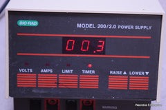 BIO-RAD MODEL 200/2.0 ELECTROPHORESIS POWER SUPPLY