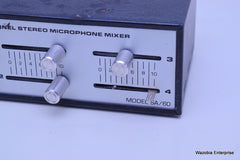 ARISTA SPECTRUM 4-CHANNEL STEREO MICROPHONE MIXER MODEL SA/60