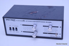 ARISTA SPECTRUM 4-CHANNEL STEREO MICROPHONE MIXER MODEL SA/60