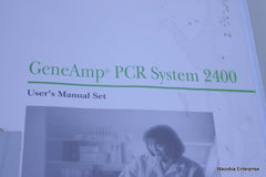 PERKIN ELMER GENEAMP PCR SYSTEM 2400 WITH MANUAL