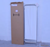 ARKOTEX FOLDING SCREEN POLISHED TUBULAR ALUMINUM WHITE VINYL PANELS 2600-3