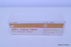 SP SCIENTIFIC PRODUCTS DISPO CULTURE TUBES BOROSILICATE 10 X 75 MM T1290-2