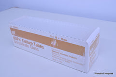 SP SCIENTIFIC PRODUCTS DISPO CULTURE TUBES BOROSILICATE 10 X 75 MM T1290-2