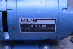 GELMAN LITTLE GIANT MODEL 13152 PRESSURE VACUUM PUMP 1725 RPM 1/12 HP