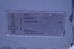 BUSCH VACUUM PUMP RL0012-B001-1001