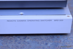 SONY REMOTE CAMERA OPERATING SWITCHER BRS-200 BRS-200PR BRS-200CP