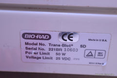 BIO-RAD TRANS-BLOT SD SEMI DRY TRANSFER CELL FOR WESTERN BLOTTING DNA & RNA