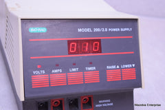 BIO-RAD MODEL 200/2.0 POWER SUPPLY