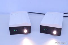 2 LOT OF WORKING WELCH ALLYN FIBER OPTIC LIGHT SOURCE REF 48740