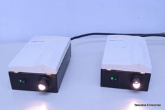 2 LOT OF WORKING WELCH ALLYN FIBER OPTIC LIGHT SOURCE REF 48740