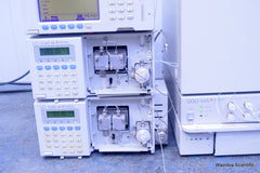 SHIMADZU HPLC SYSTEM SCL-10A VP LC-10AT VP SIL-10AF DGU-14A FCV-10AL VP