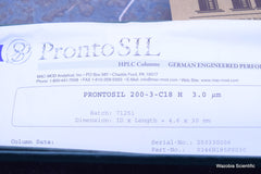 PRONTOSIL 200-3-C18 H 3.0 UM 4.6 X 30 MM HPLC COLUMN 0346H185PS030