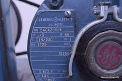 CENTRAL SCIENTIFIC CENCO HYVAC 7 VACUUM PUMP 91506 GE 5KC42JG2E HP 1/3