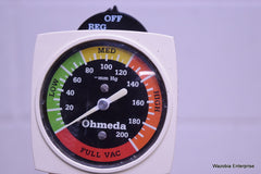 OHMEDA VACUUM REGULATOR