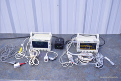 2 WELCH ALLYN PROPAQ ENCORE MODEL 204 EL PATIENT MONITOR 007-0060-02