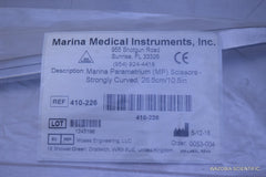 MARINA MEDICAL 410-226 PARAMETRIUM SCISSORS STRONGLY CURVED 10.5"