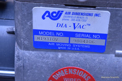 AIR DIMENSIONS DIA-VAC M193IOV VACUUM PRESSURE LABORATORY PUMP