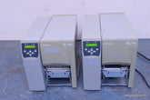 2 ZEBRA STRPE S4M THERMAL LABEL PRINTER S4M00-2001-1100T
