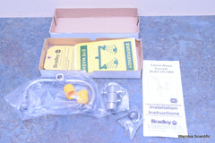BRADLEY FISHER SCIENTIFIC FAUCET-MOUNT EYEWASH S19-200B 1 STEP 19-150-0470